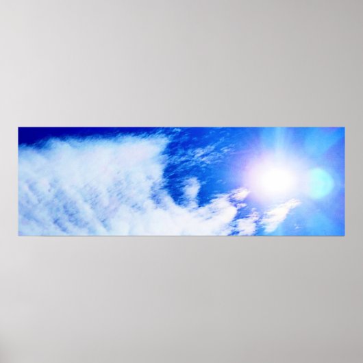 Poster Soleil Et Nuages À Ottawa Sky. Commandez dès maint (Devant)