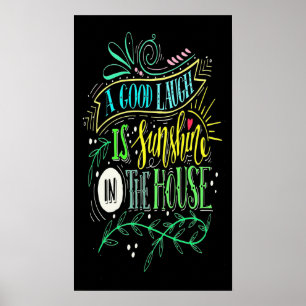 Poster Soleil et rire