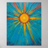 Poster Soleil éternel et ciel (Devant)