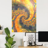 Poster Soleil incorporé (Bureau à domicile)