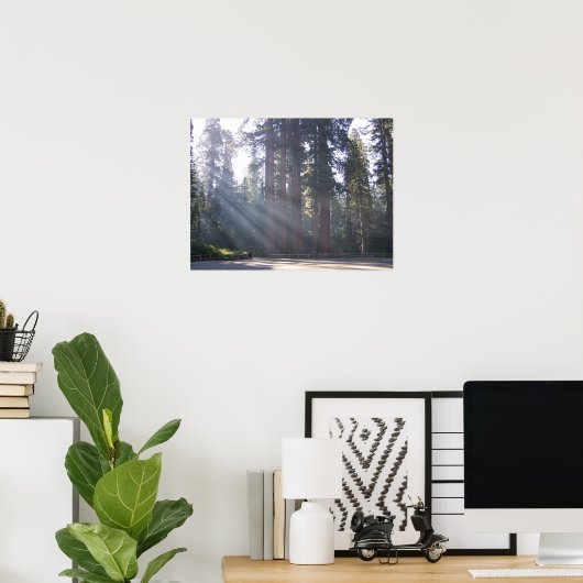 Poster Soleil matinal au Grant Tree général (Bureau à domicile)