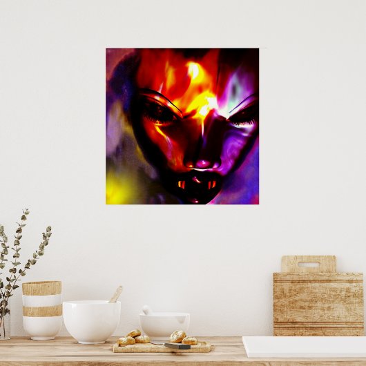 Poster soleil mort (Cuisine)