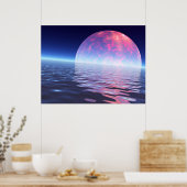 Poster Soleil mourant (Cuisine)