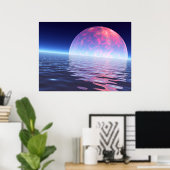 Poster Soleil mourant (Bureau à domicile)