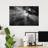 Poster Soleil, Nuages, Eau Et Algues. (Bureau à domicile)