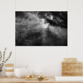 Poster Soleil, Nuages, Eau Et Algues. (Cuisine)