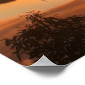 Poster Soleil orange (Coin)