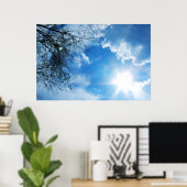 Poster Soleil pluvieux (Bureau à domicile)