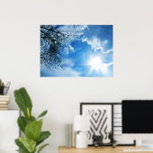 Poster Soleil pluvieux (Bureau à domicile)