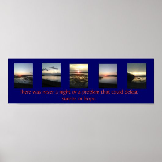 Poster soleil quotidien (Devant)