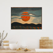 Poster Soleil rouge | Arthur Dove | (Cuisine)