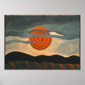 Poster Soleil rouge | Arthur Dove | (Devant)