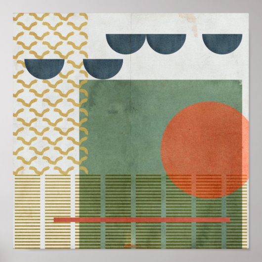 Poster Soleil Rouge III (Devant)