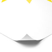 Poster Soleil souriant Cute Kawaii (Coin)