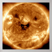 Soleil souriant de l'Observatoire Solaire de la NA
