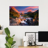 Poster Soleil sur le ruisseau Swiftcurrent (Bureau à domicile)