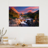 Poster Soleil sur le ruisseau Swiftcurrent (Cuisine)