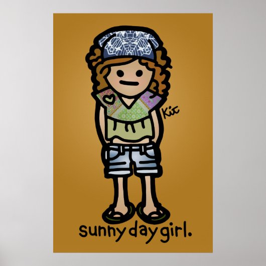 Poster soleil sur vos murs. (Devant)