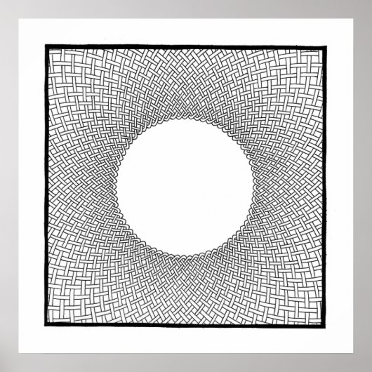 Poster Soleil tissé (Devant)