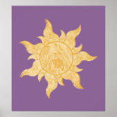 Poster Soleil tourbé (Devant)