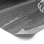 Poster Soleil Voyager Sculpture, Islande, Reverse B/W (Coin)