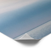 Poster Solely Sailing Boat Seascape Photo (Coin)