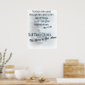 Poster Soli Deo Gloria/ La gloire de Dieu seul (Cuisine)