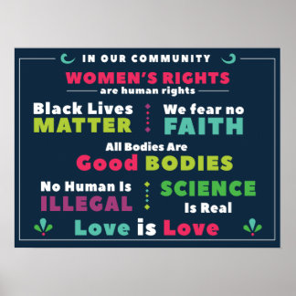 Poster Solidarité Dans Notre Communauté