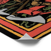 Poster Solidarité du travail en couleur Walter Crane Soci (Coin)