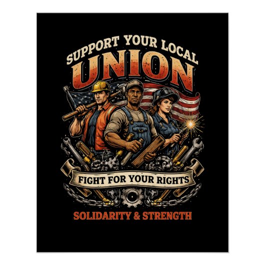 Poster Solidarité et Force (Devant)