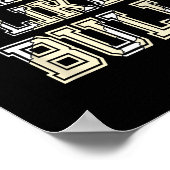 Poster Solide Comme Taureau Bodybuilding Et Alimentation  (Coin)