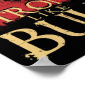 Poster Solide Comme Un Bâtiment De Poids À Taureau 1 (Coin)