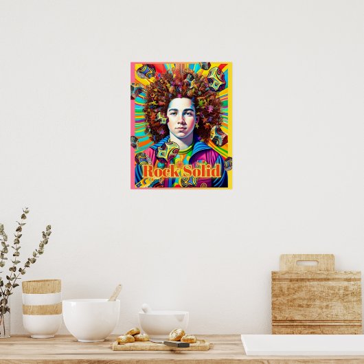 POSTER SOLIDE COMME UN ROC (Cuisine)