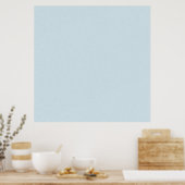 POSTER SOLIDR BÉBÉ CLAIR BLEU SOLIDE COULEUR ARRIÈRE - PL (Cuisine)