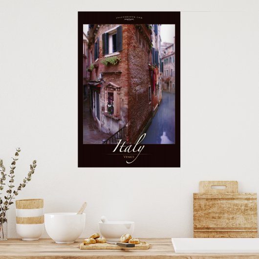 Poster Soliloque, Venise, Italie (Cuisine)