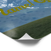 Poster Solitary Blossoming Tree and Snowy Mountains (Coin)