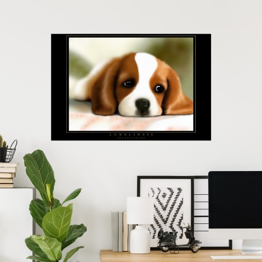 Poster Solitude (Bureau à domicile)