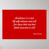 Poster Solitude (Devant)