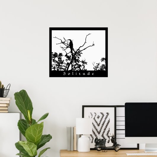 Poster Solitude (Bureau à domicile)
