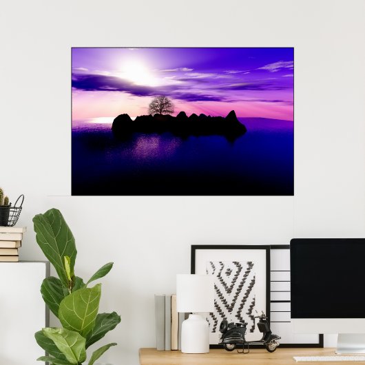 Poster Solitude (Bureau à domicile)