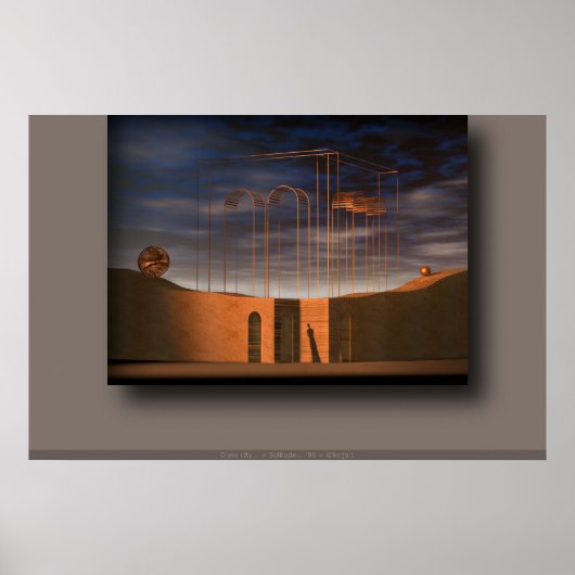 Poster Solitude... (Devant)