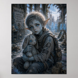 Poster Solitude / Collectionneur de jouets / Garderie aba