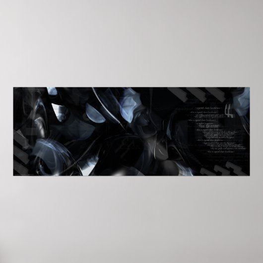 Poster Solitude cristalline (Devant)