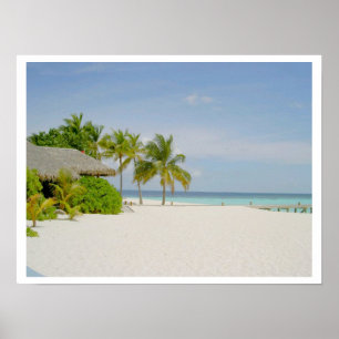 Poster Solitude des Maldives