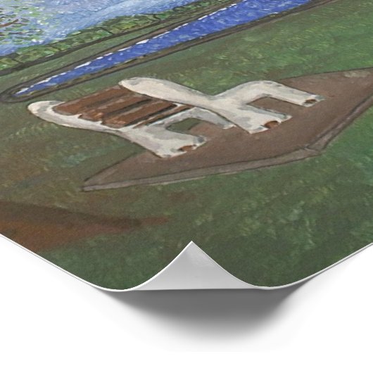 Poster Solitude du front du lac (Coin)