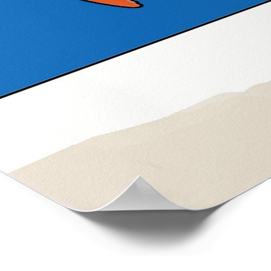 Poster Solitude du vélo, essai de modification, (Coin)