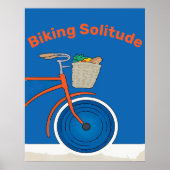 Poster Solitude du vélo, essai de modification, (Devant)