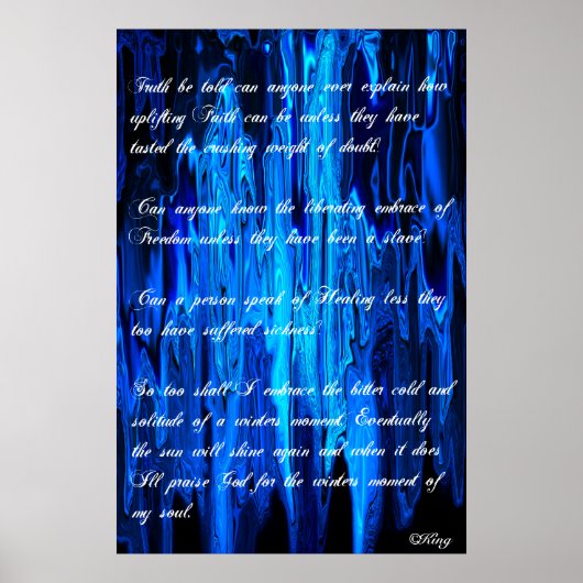 Poster Solitude - Le moment de l'âme d'un hiver©King09 (Devant)