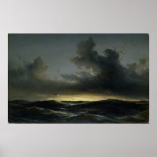 Poster Solitude marine, 1852