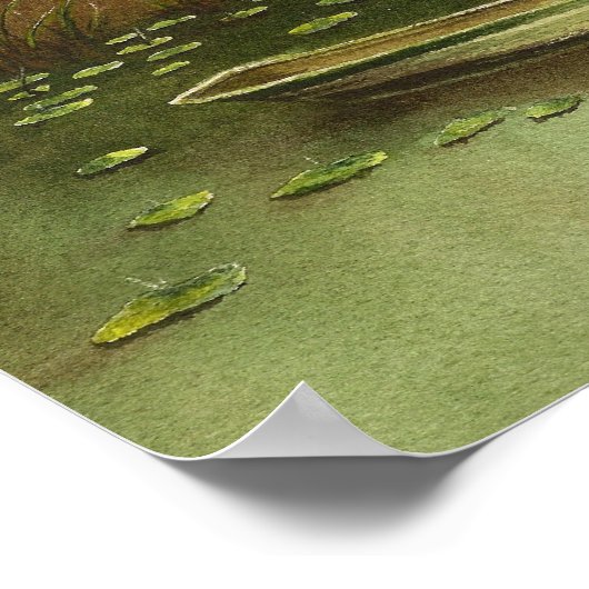 Poster Solitude sereine Imprimer (Coin)